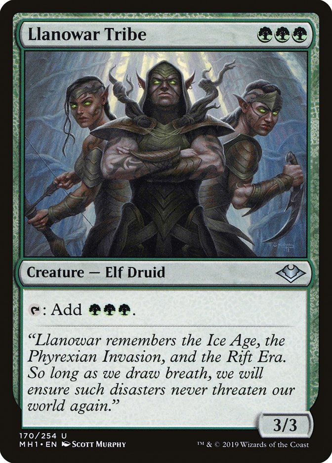 Llanowar Tribe [Modern Horizons] | Dragon's Lair Comics and Fantasy Houston TX