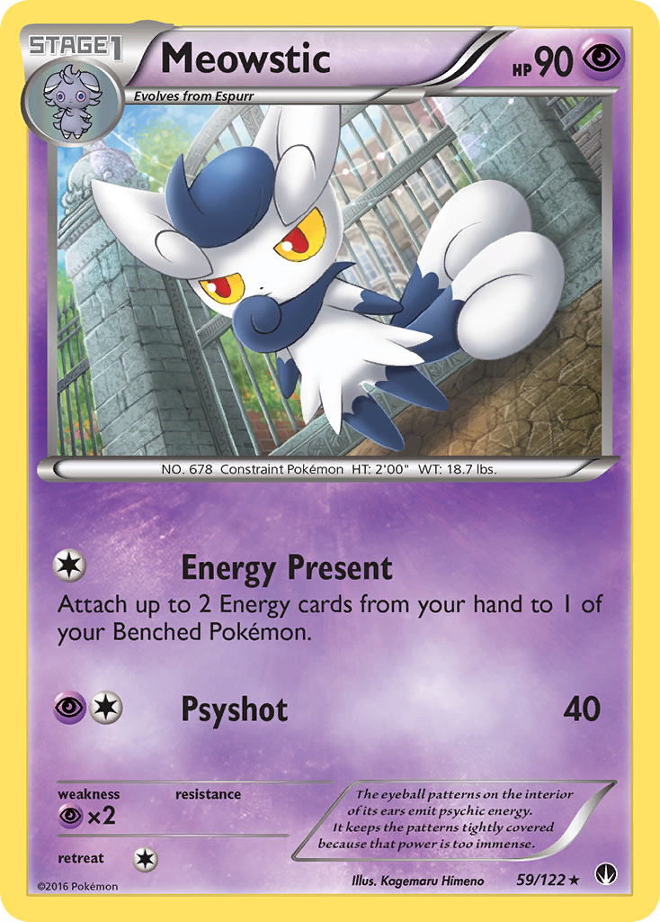 Meowstic (59/122) [XY: BREAKpoint] | Dragon's Lair Comics and Fantasy Houston TX