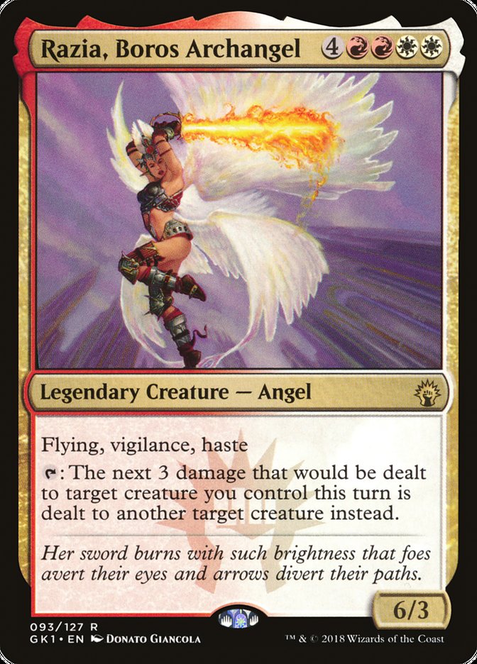 Razia, Boros Archangel [Guilds of Ravnica Guild Kit] | Dragon's Lair Comics and Fantasy Houston TX