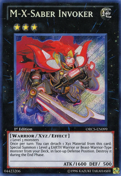 M-X-Saber Invoker [ORCS-EN099] Secret Rare | Dragon's Lair Comics and Fantasy Houston TX
