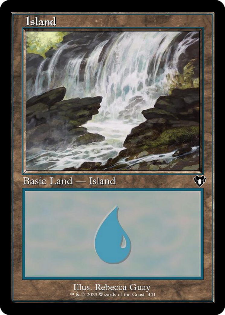 Island (441) (Retro) [Commander Masters] | Dragon's Lair Comics and Fantasy Houston TX