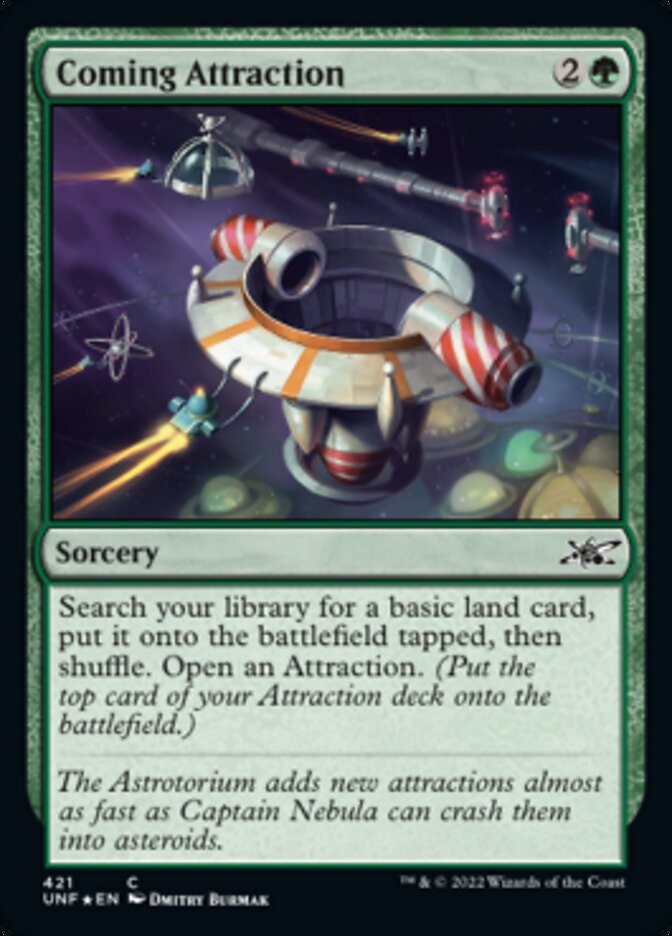 Coming Attraction (Galaxy Foil) [Unfinity] | Dragon's Lair Comics and Fantasy Houston TX
