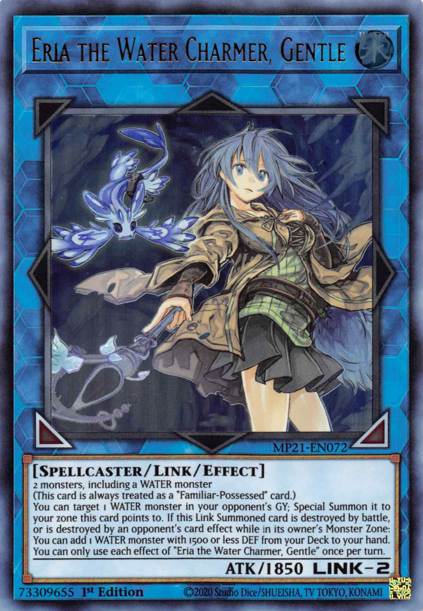Eria the Water Charmer, Gentle [MP21-EN072] Ultra Rare | Dragon's Lair Comics and Fantasy Houston TX