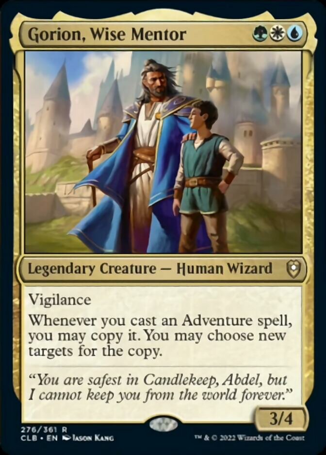 Gorion, Wise Mentor [Commander Legends: Battle for Baldur's Gate] | Dragon's Lair Comics and Fantasy Houston TX