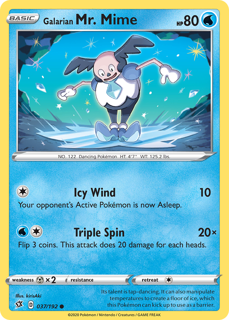 Galarian Mr. Mime (037/192) [Sword & Shield: Rebel Clash] | Dragon's Lair Comics and Fantasy Houston TX
