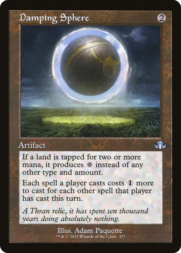 Damping Sphere (Retro) [Dominaria Remastered] | Dragon's Lair Comics and Fantasy Houston TX