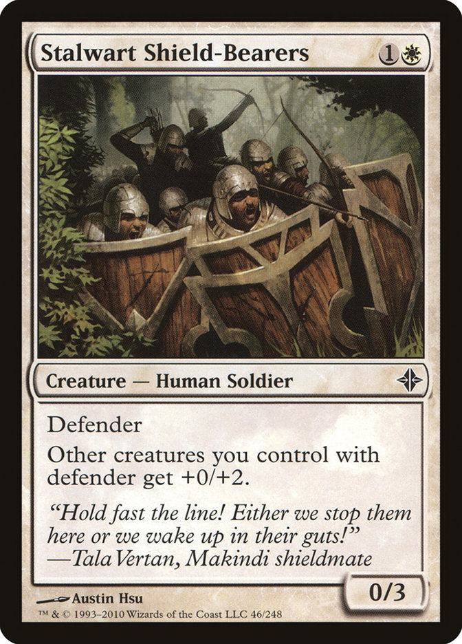 Stalwart Shield-Bearers [Rise of the Eldrazi] | Dragon's Lair Comics and Fantasy Houston TX