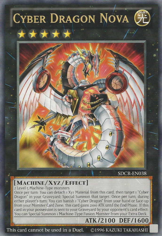 Cyber Dragon Nova (Oversized) (Machine Madness) [SDCR-EN038] Promo | Dragon's Lair Comics and Fantasy Houston TX