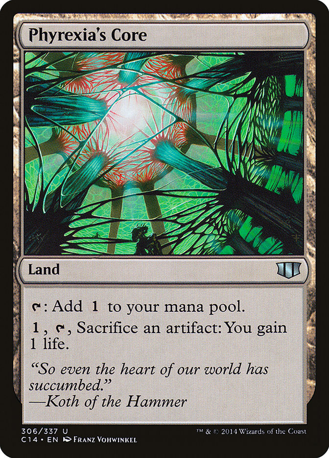 Phyrexia's Core [Commander 2014] | Dragon's Lair Comics and Fantasy Houston TX
