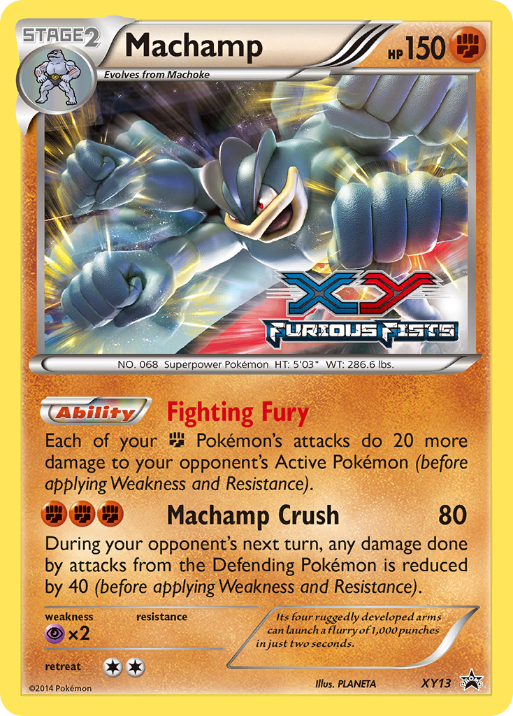 Machamp (XY13) [XY: Black Star Promos] | Dragon's Lair Comics and Fantasy Houston TX