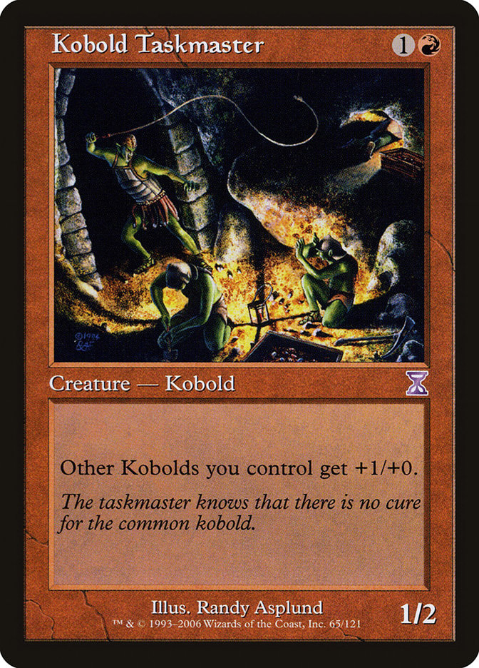 Kobold Taskmaster [Time Spiral Timeshifted] | Dragon's Lair Comics and Fantasy Houston TX