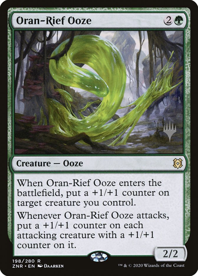 Oran-Rief Ooze (Promo Pack) [Zendikar Rising Promos] | Dragon's Lair Comics and Fantasy Houston TX