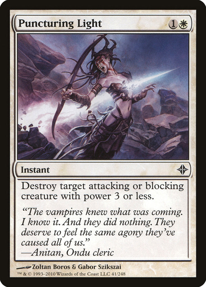 Puncturing Light [Rise of the Eldrazi] | Dragon's Lair Comics and Fantasy Houston TX