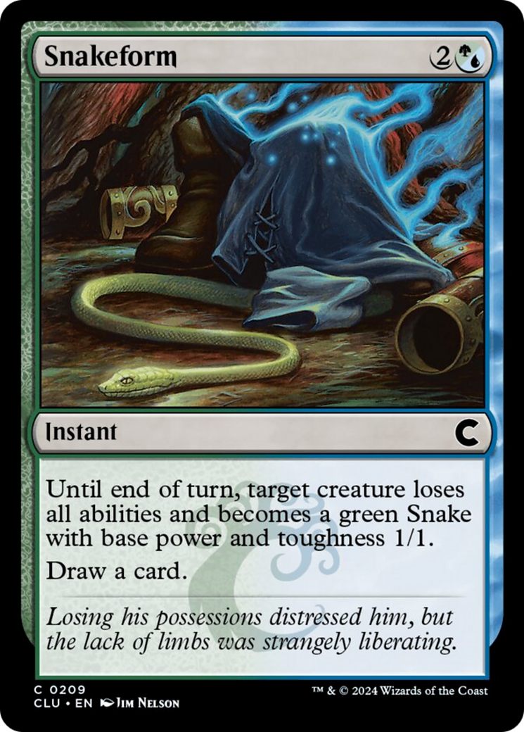 Snakeform [Ravnica: Clue Edition] | Dragon's Lair Comics and Fantasy Houston TX