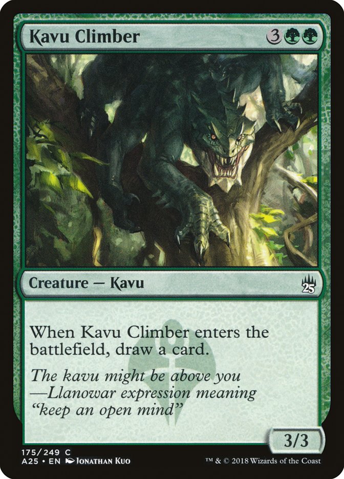 Kavu Climber [Masters 25] | Dragon's Lair Comics and Fantasy Houston TX