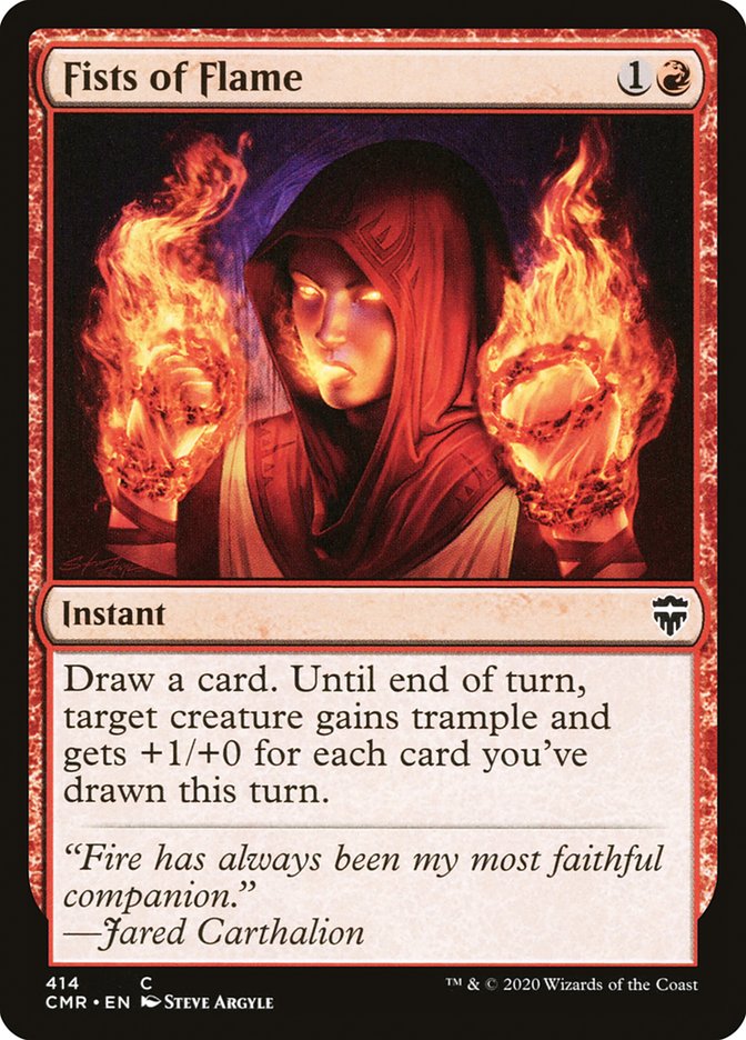 Fists of Flame [Commander Legends] | Dragon's Lair Comics and Fantasy Houston TX