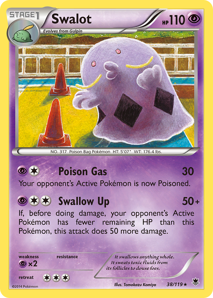 Swalot (38/119) [XY: Phantom Forces] | Dragon's Lair Comics and Fantasy Houston TX