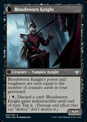 Bloodsworn Squire // Bloodsworn Knight [Innistrad: Crimson Vow] | Dragon's Lair Comics and Fantasy Houston TX