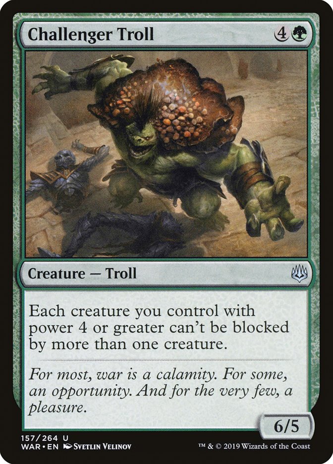 Challenger Troll [War of the Spark] | Dragon's Lair Comics and Fantasy Houston TX