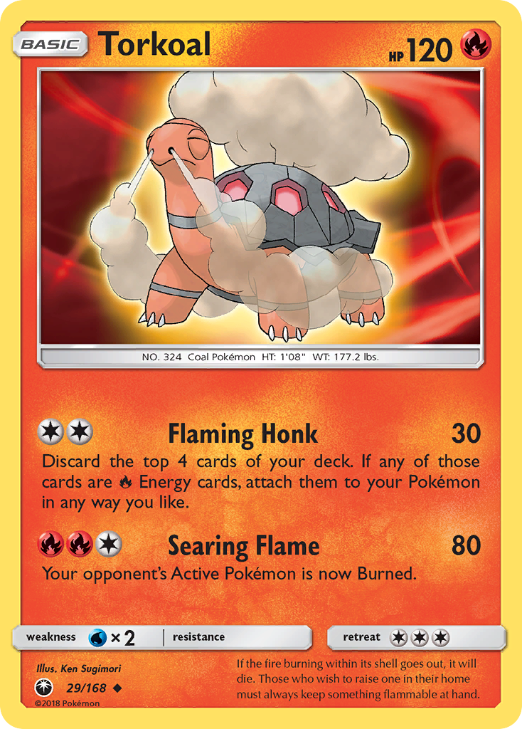 Torkoal (29/168) [Sun & Moon: Celestial Storm] | Dragon's Lair Comics and Fantasy Houston TX