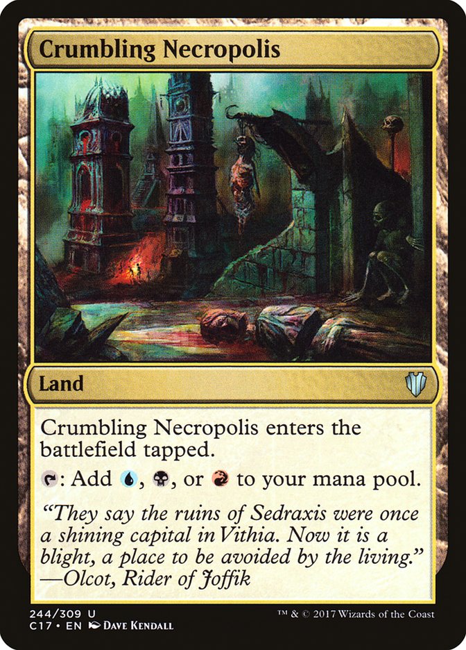 Crumbling Necropolis [Commander 2017] | Dragon's Lair Comics and Fantasy Houston TX