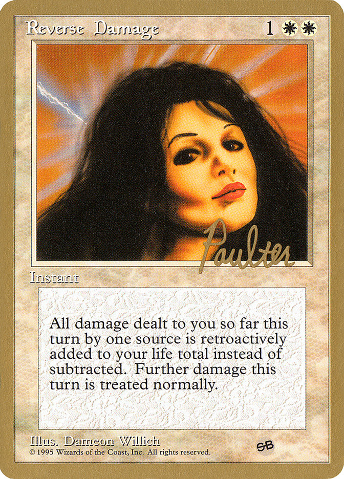 Reverse Damage (Preston Poulter) (SB) [Pro Tour Collector Set] | Dragon's Lair Comics and Fantasy Houston TX