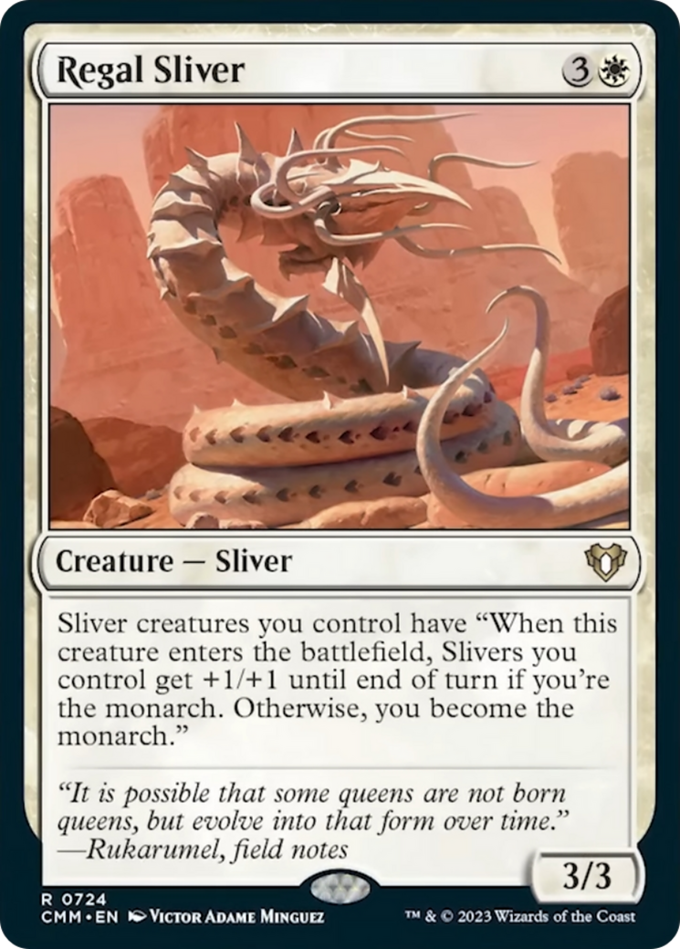 Regal Sliver [Commander Masters] | Dragon's Lair Comics and Fantasy Houston TX