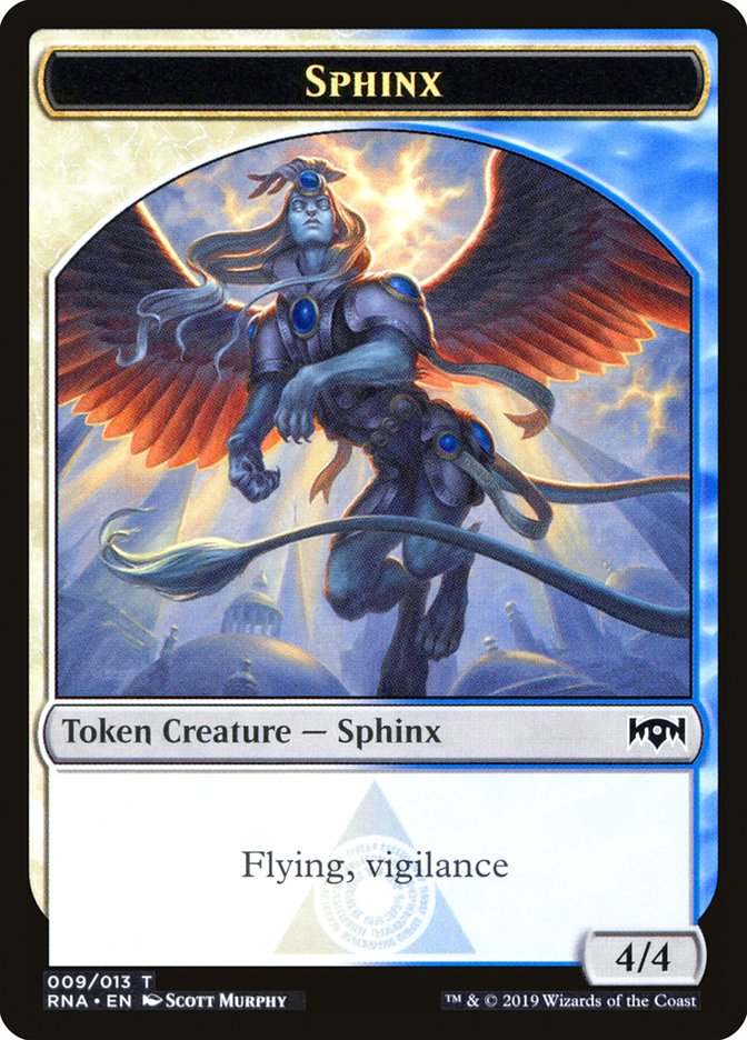 Bird // Sphinx Double-Sided Token [Ravnica Allegiance Guild Kit Tokens] | Dragon's Lair Comics and Fantasy Houston TX