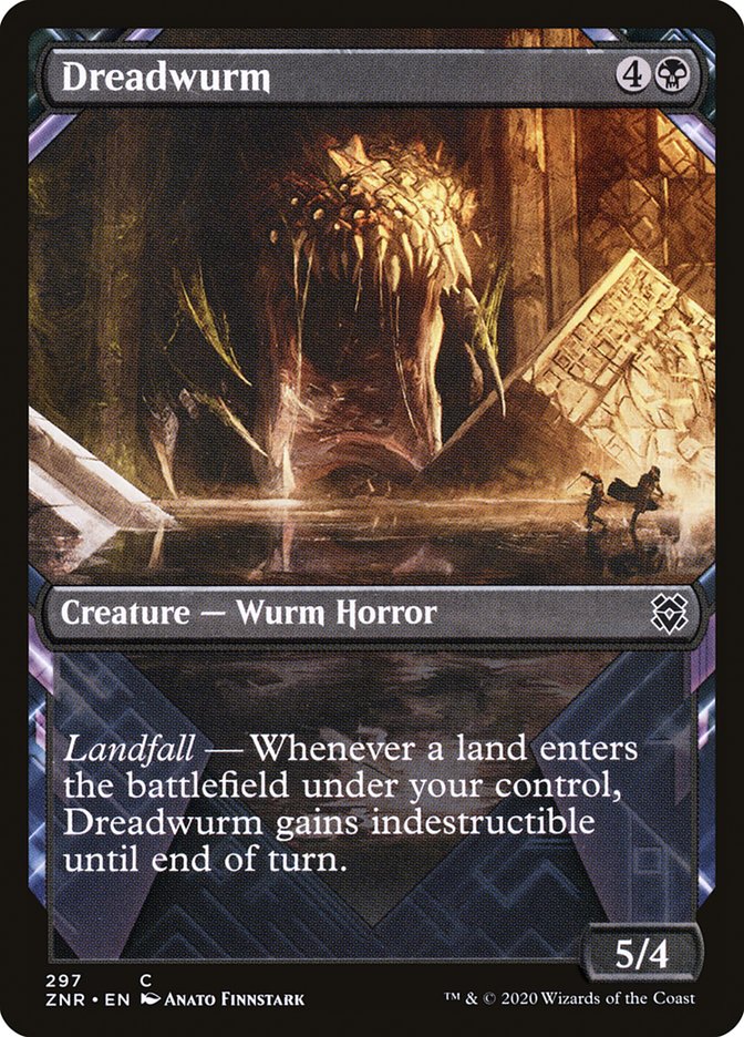 Dreadwurm (Showcase) [Zendikar Rising] | Dragon's Lair Comics and Fantasy Houston TX