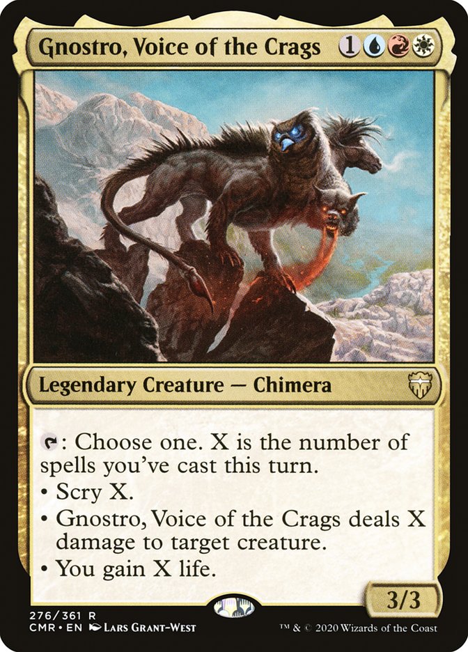 Gnostro, Voice of the Crags [Commander Legends] | Dragon's Lair Comics and Fantasy Houston TX