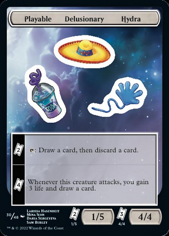Playable Delusionary Hydra [Unfinity Stickers] | Dragon's Lair Comics and Fantasy Houston TX