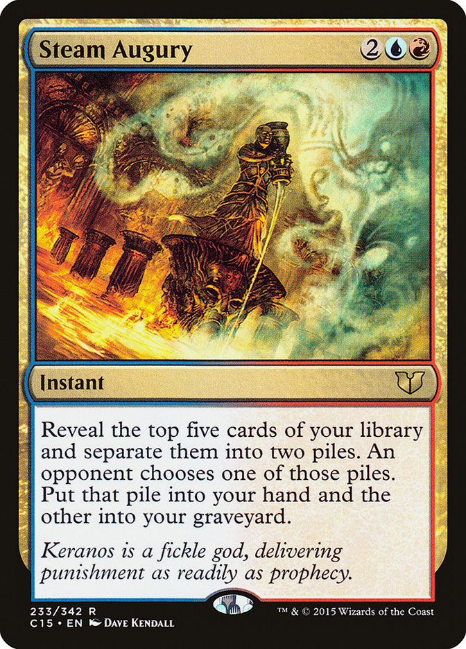 Steam Augury [Commander 2015] | Dragon's Lair Comics and Fantasy Houston TX