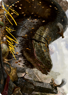 Junk Winder Art Card (Gold-Stamped Signature) [Modern Horizons 2 Art Series] | Dragon's Lair Comics and Fantasy Houston TX