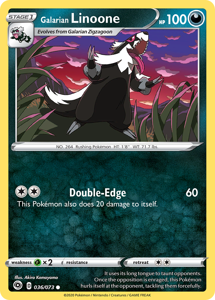 Galarian Linoone (036/073) [Sword & Shield: Champion's Path] | Dragon's Lair Comics and Fantasy Houston TX