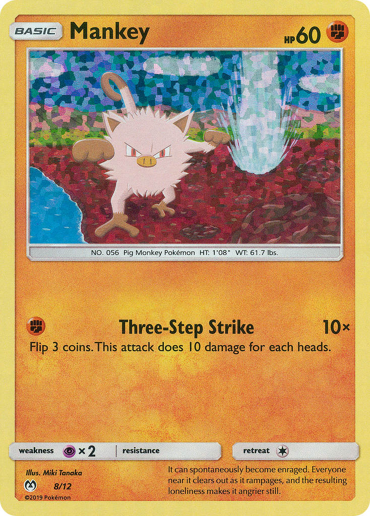 Mankey (8/12) [McDonald's Promos: 2019 Collection] | Dragon's Lair Comics and Fantasy Houston TX