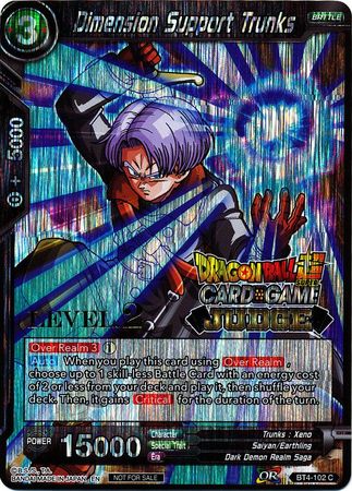 Dimension Support Trunks (Level 2) (BT4-102) [Judge Promotion Cards] | Dragon's Lair Comics and Fantasy Houston TX