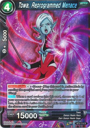 Towa, Reprogrammed Menace (BT3-114) [Cross Worlds] | Dragon's Lair Comics and Fantasy Houston TX