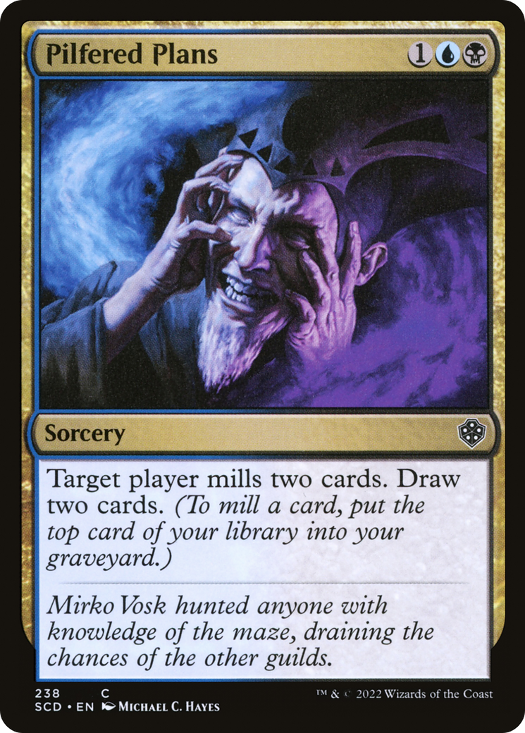 Pilfered Plans [Starter Commander Decks] | Dragon's Lair Comics and Fantasy Houston TX