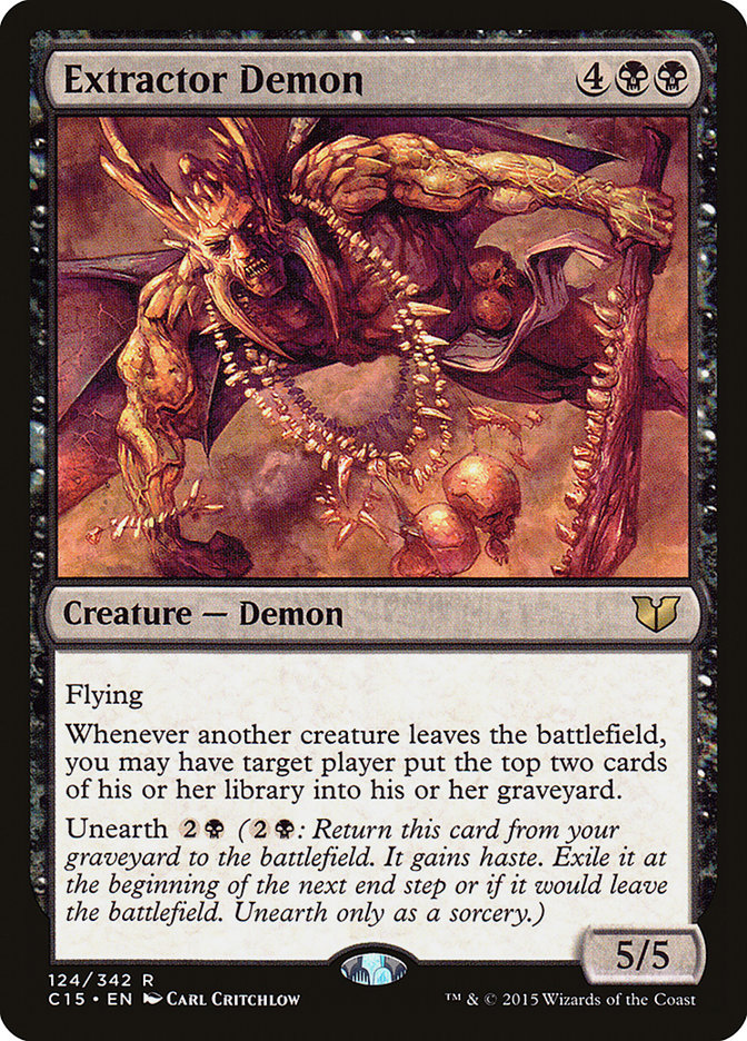 Extractor Demon [Commander 2015] | Dragon's Lair Comics and Fantasy Houston TX