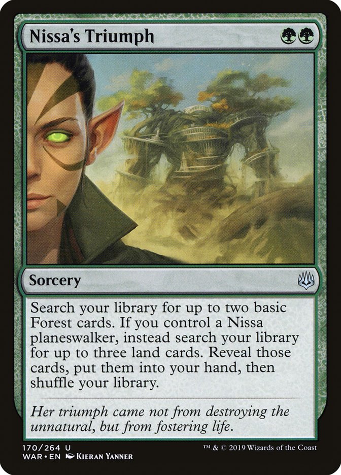 Nissa's Triumph [War of the Spark] | Dragon's Lair Comics and Fantasy Houston TX