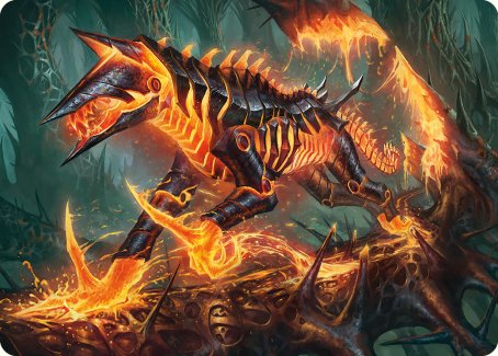 Kuldotha Cackler Art Card [Phyrexia: All Will Be One Art Series] | Dragon's Lair Comics and Fantasy Houston TX