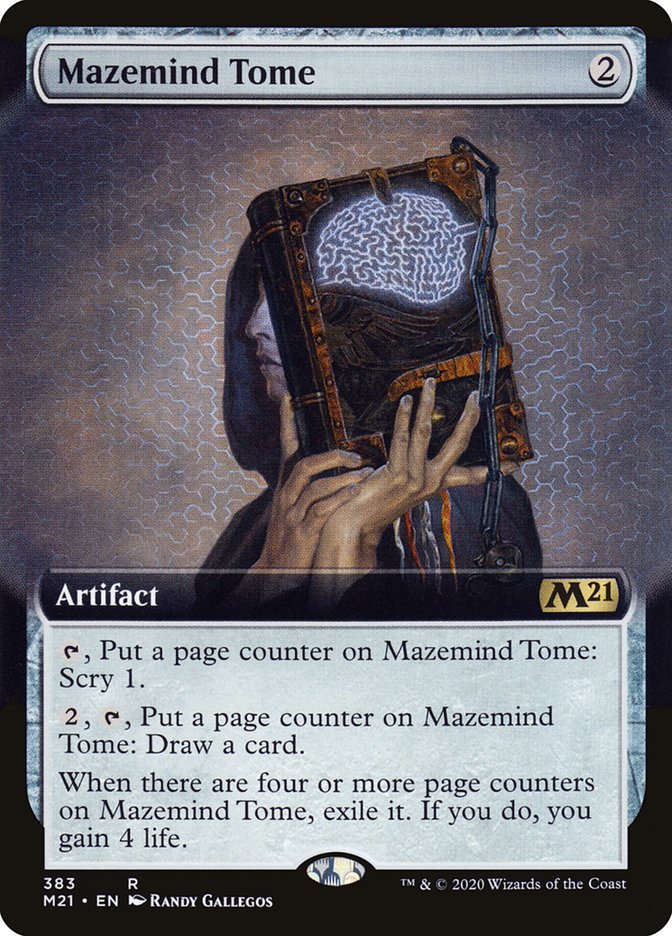 Mazemind Tome (Extended Art) [Core Set 2021] | Dragon's Lair Comics and Fantasy Houston TX
