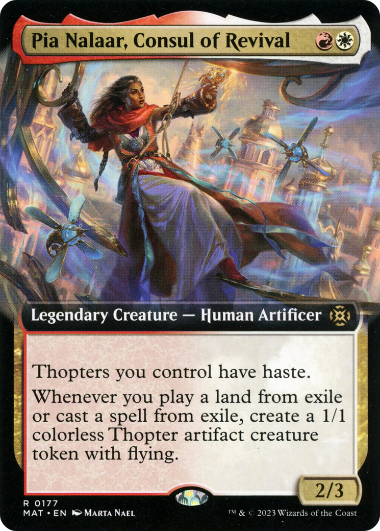 Pia Nalaar, Consul of Revival (Extended Art) [March of the Machine: The Aftermath] | Dragon's Lair Comics and Fantasy Houston TX