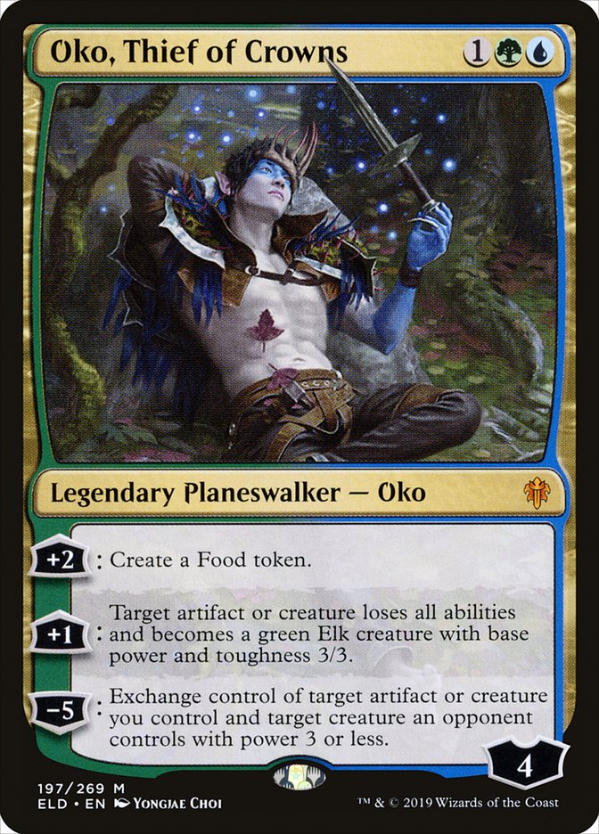 Oko, Thief of Crowns [Throne of Eldraine] | Dragon's Lair Comics and Fantasy Houston TX