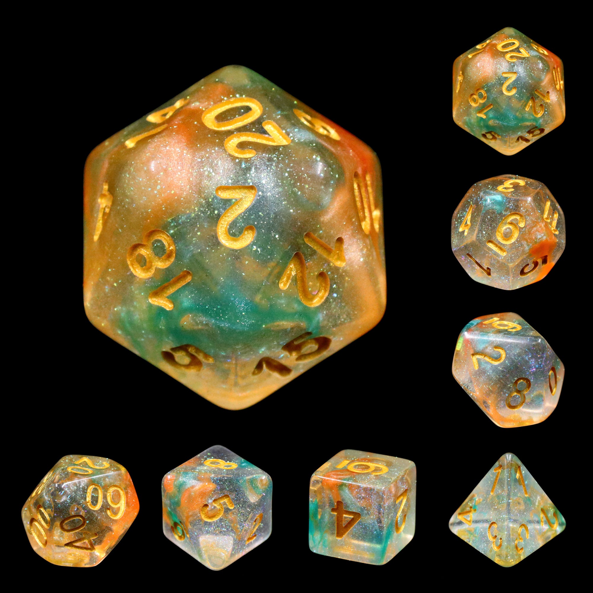 Dragon Dice Luminous Koi Poly 7 | Dragon's Lair Comics and Fantasy Houston TX