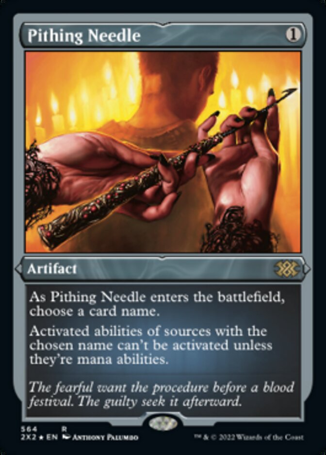 Pithing Needle (Foil Etched) [Double Masters 2022] | Dragon's Lair Comics and Fantasy Houston TX