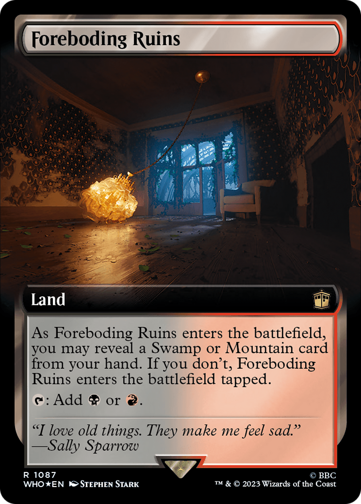Foreboding Ruins (Extended Art) (Surge Foil) [Doctor Who] | Dragon's Lair Comics and Fantasy Houston TX