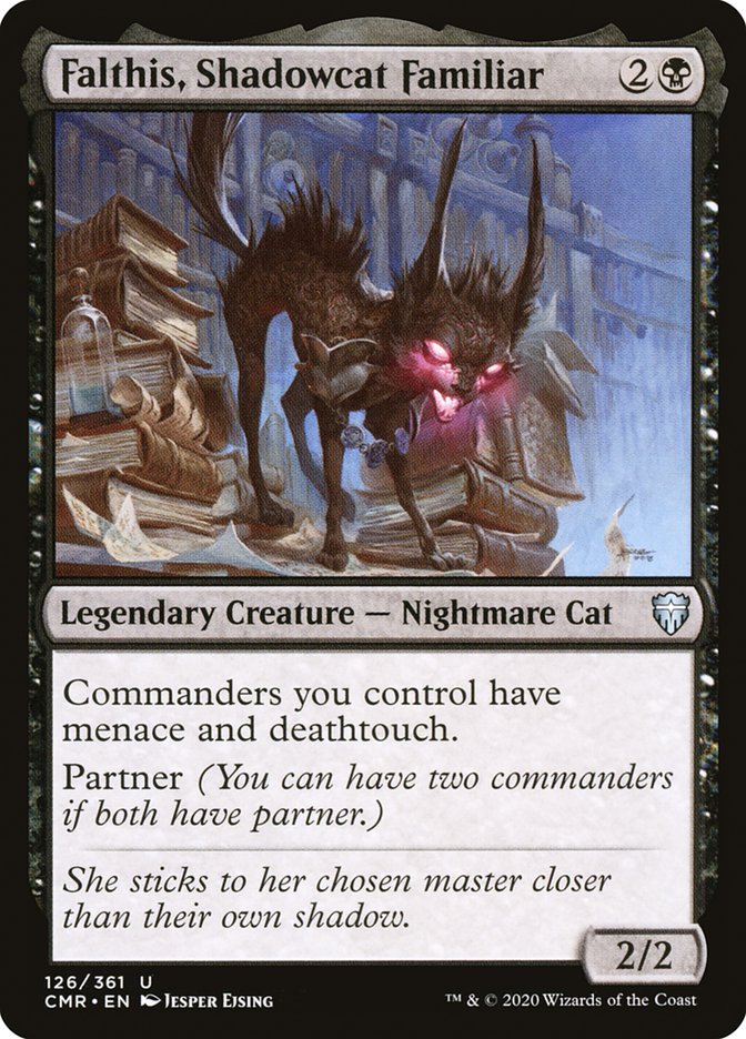 Falthis, Shadowcat Familiar [Commander Legends] | Dragon's Lair Comics and Fantasy Houston TX