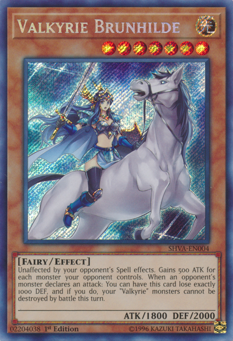 Valkyrie Brunhilde [SHVA-EN004] Secret Rare | Dragon's Lair Comics and Fantasy Houston TX