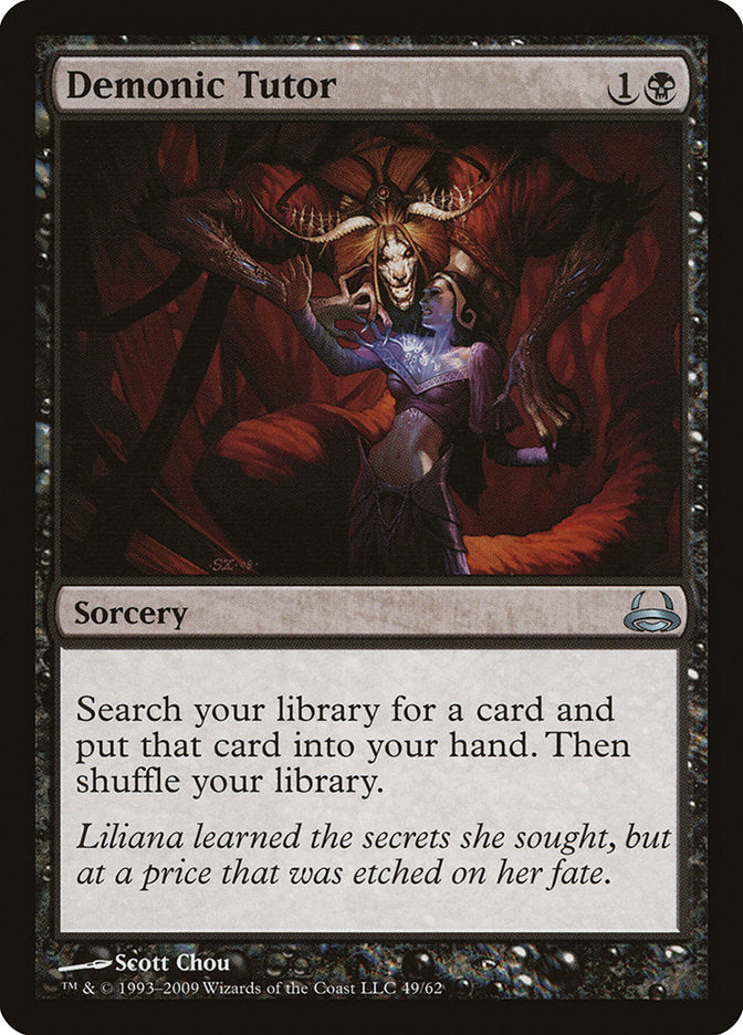 Demonic Tutor [Duel Decks: Divine vs. Demonic] | Dragon's Lair Comics and Fantasy Houston TX